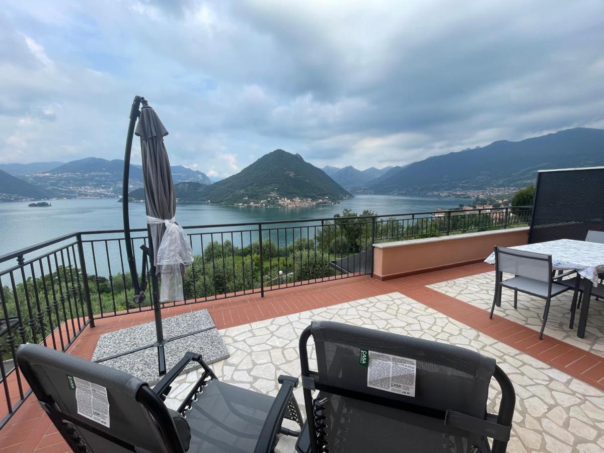 Appartamento Vista Lago D'Iseo Sulzano Exterior photo